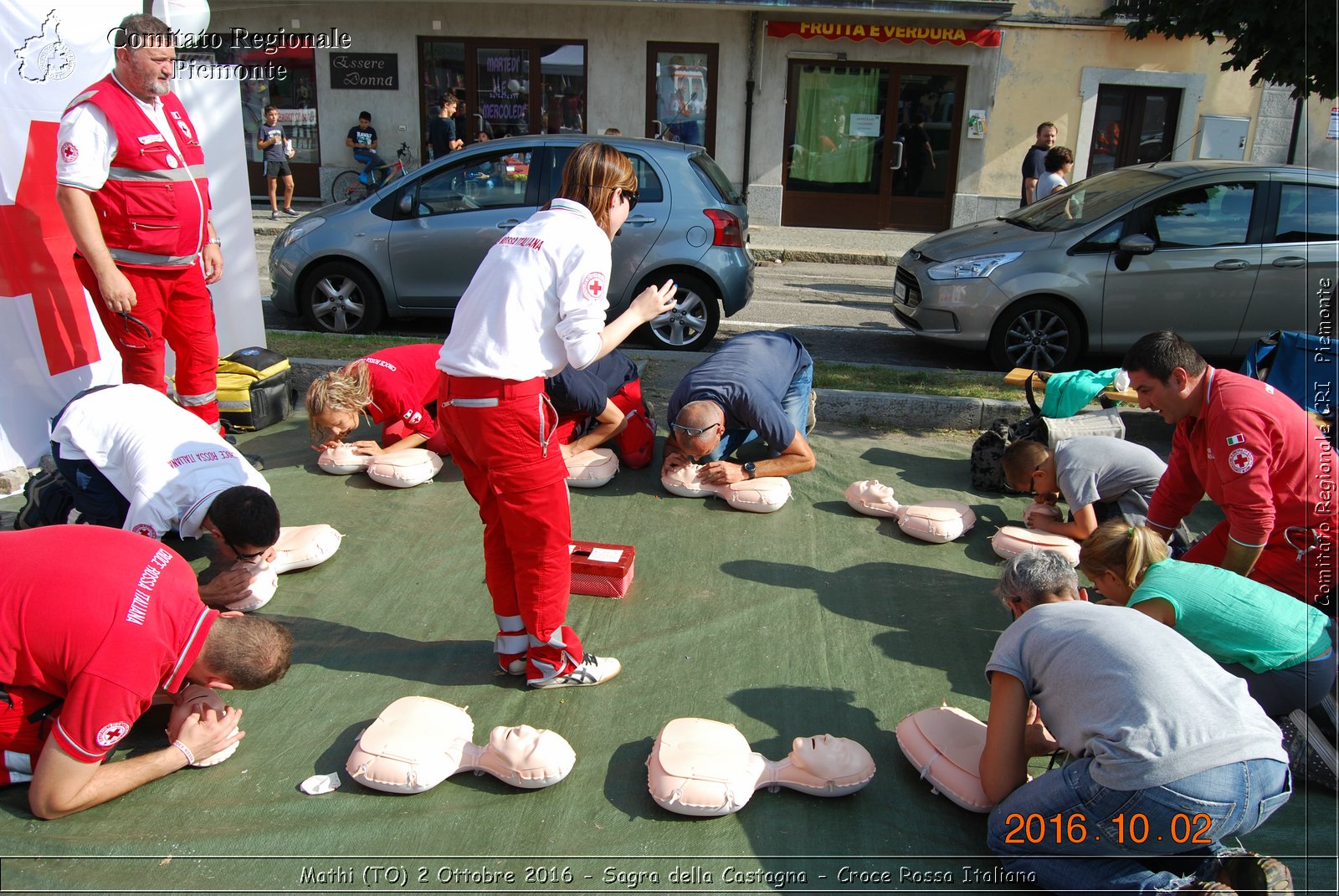 Mathi (TO) 2 Ottobre 2016 - Sagra della Castagna - Croce Rossa Italiana- Comitato Regionale del Piemonte