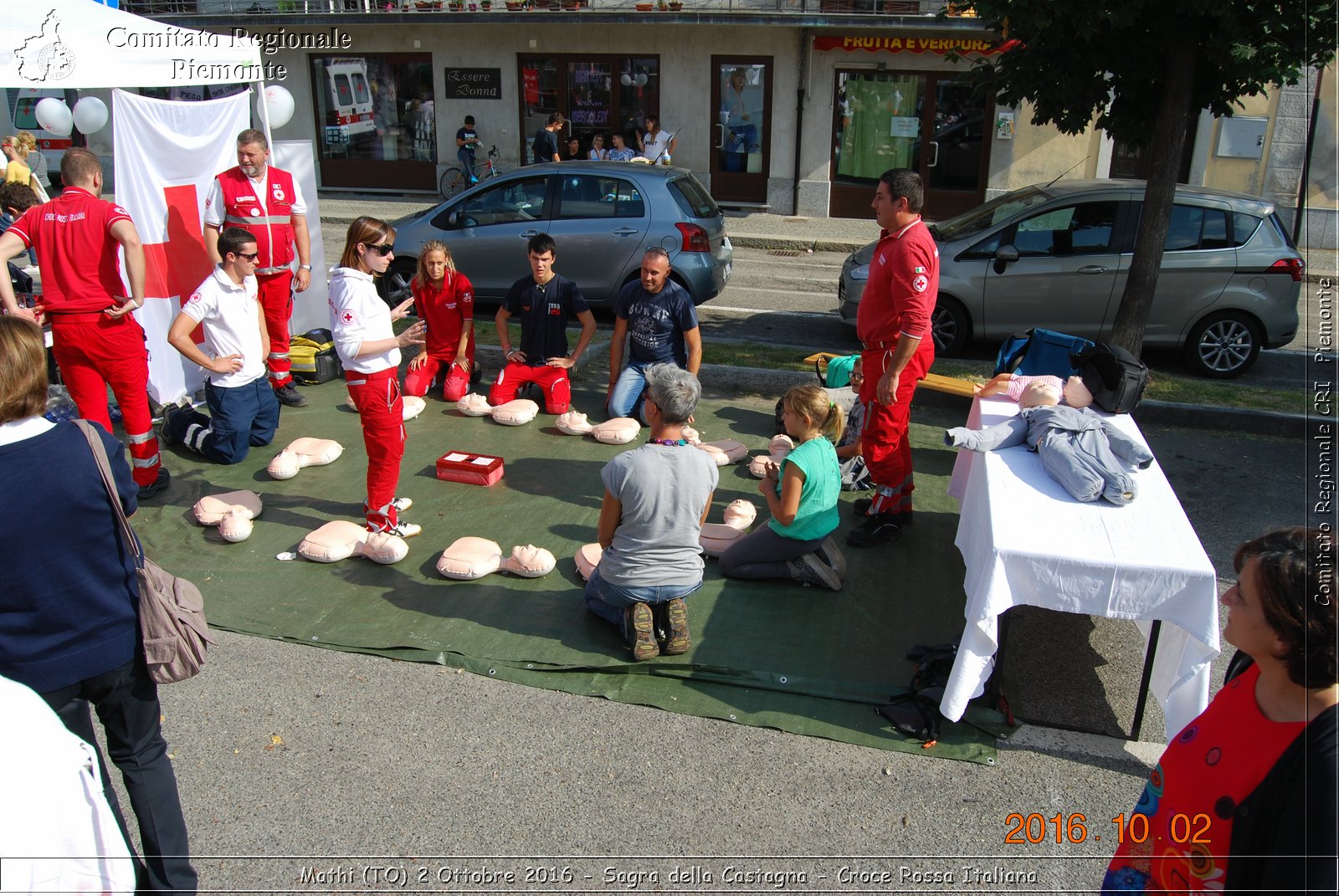 Mathi (TO) 2 Ottobre 2016 - Sagra della Castagna - Croce Rossa Italiana- Comitato Regionale del Piemonte