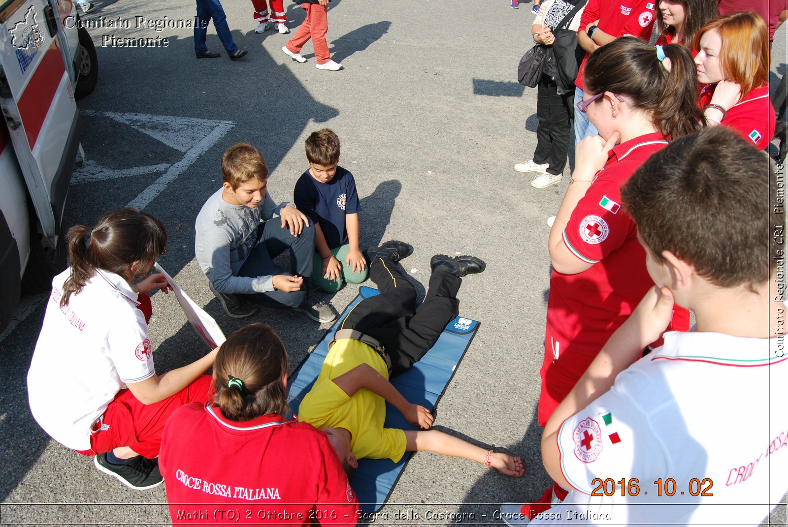 Mathi (TO) 2 Ottobre 2016 - Sagra della Castagna - Croce Rossa Italiana- Comitato Regionale del Piemonte