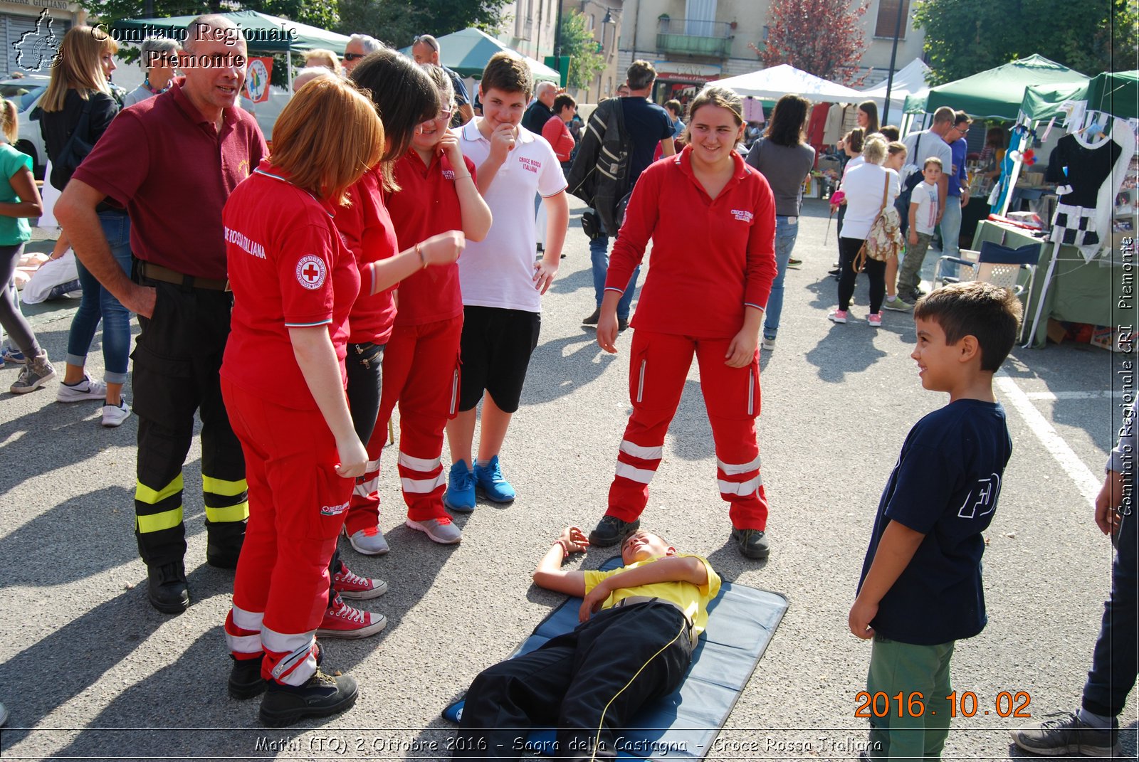 Mathi (TO) 2 Ottobre 2016 - Sagra della Castagna - Croce Rossa Italiana- Comitato Regionale del Piemonte