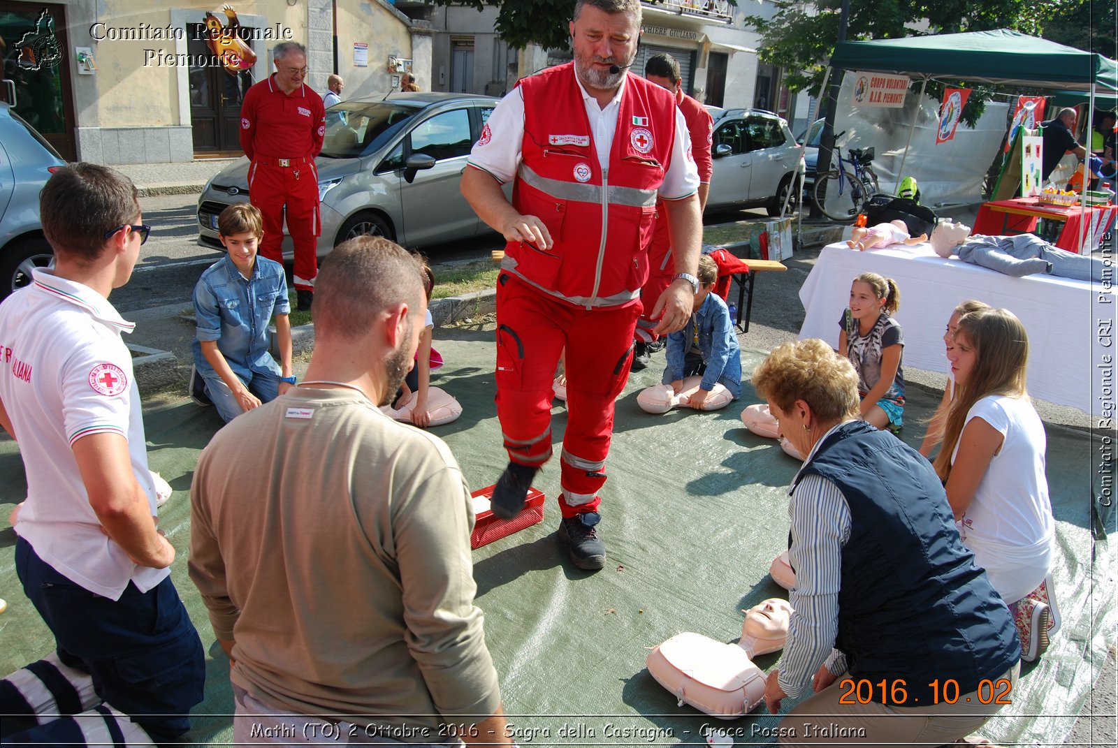 Mathi (TO) 2 Ottobre 2016 - Sagra della Castagna - Croce Rossa Italiana- Comitato Regionale del Piemonte