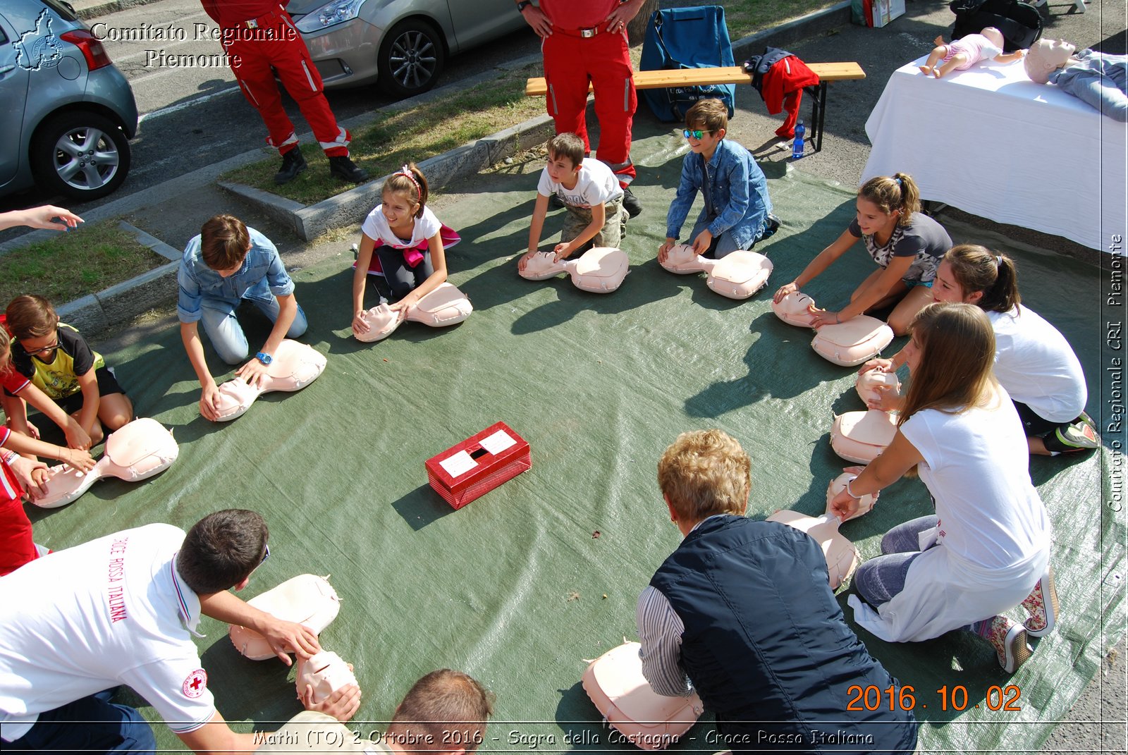 Mathi (TO) 2 Ottobre 2016 - Sagra della Castagna - Croce Rossa Italiana- Comitato Regionale del Piemonte