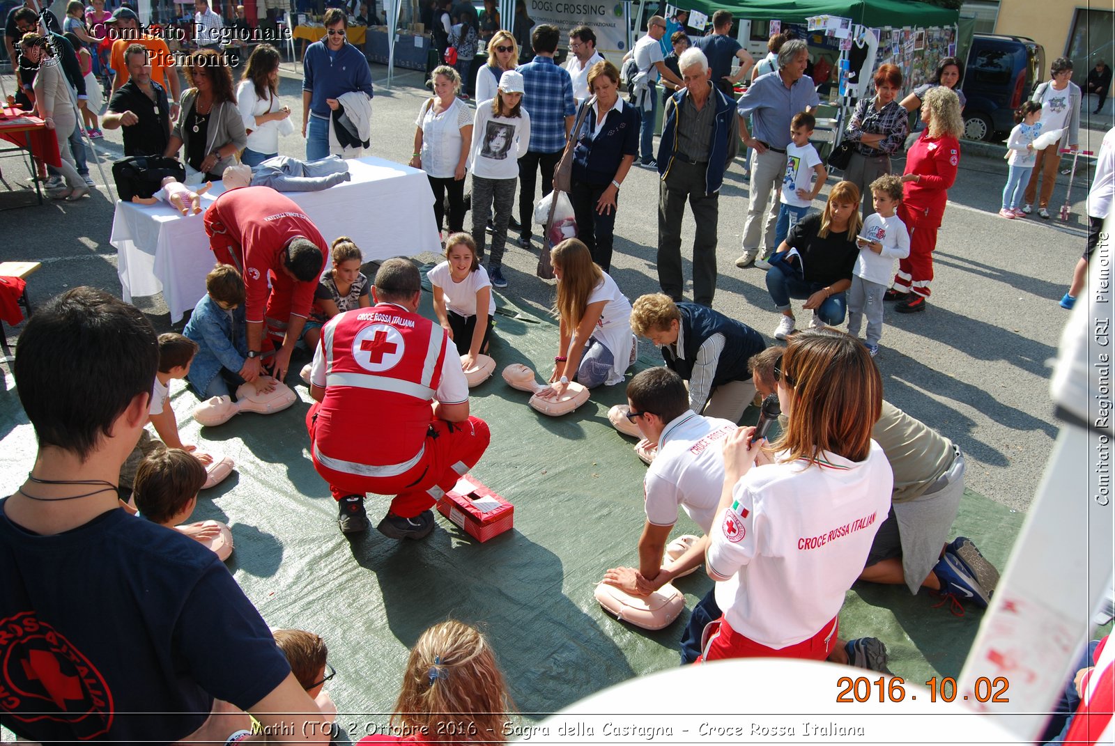 Mathi (TO) 2 Ottobre 2016 - Sagra della Castagna - Croce Rossa Italiana- Comitato Regionale del Piemonte