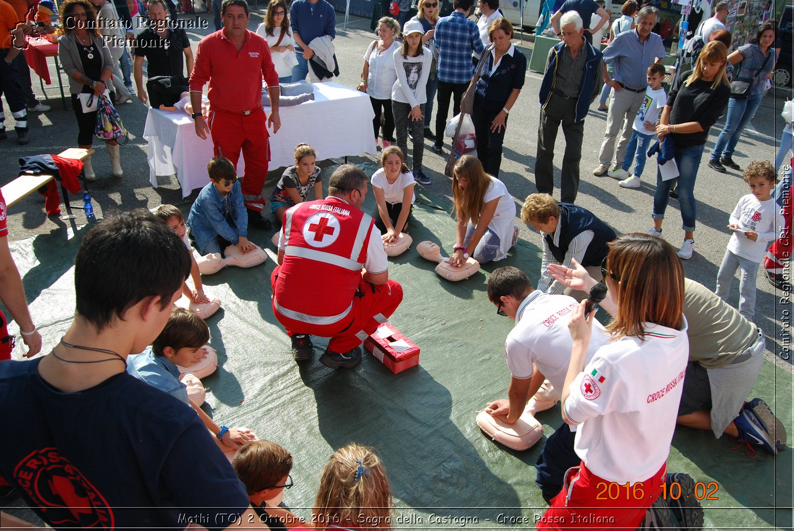 Mathi (TO) 2 Ottobre 2016 - Sagra della Castagna - Croce Rossa Italiana- Comitato Regionale del Piemonte