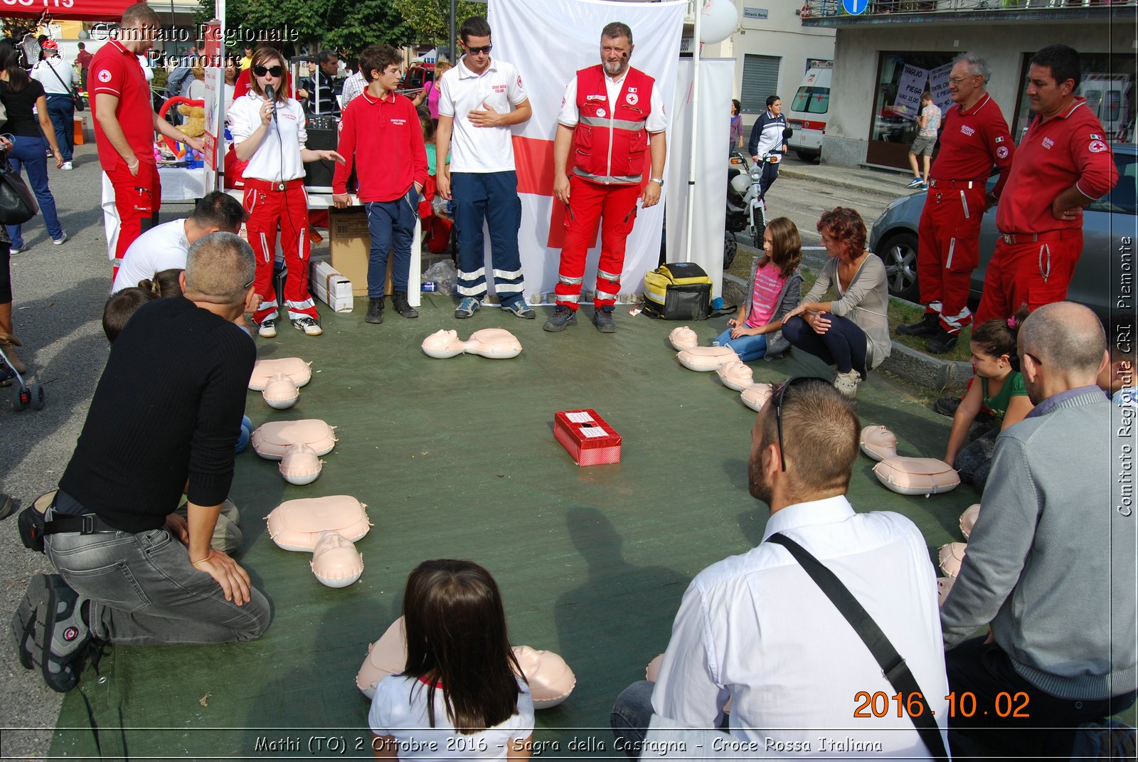 Mathi (TO) 2 Ottobre 2016 - Sagra della Castagna - Croce Rossa Italiana- Comitato Regionale del Piemonte