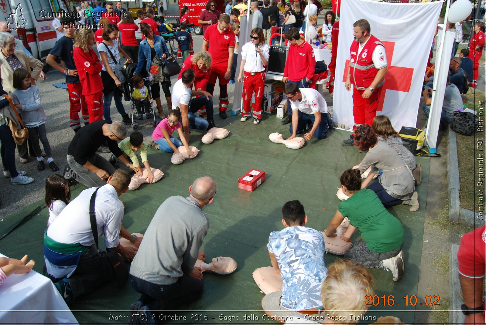 Mathi (TO) 2 Ottobre 2016 - Sagra della Castagna - Croce Rossa Italiana- Comitato Regionale del Piemonte