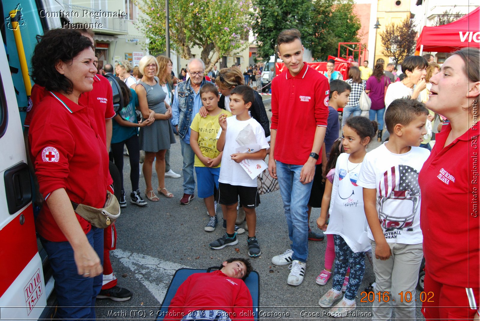 Mathi (TO) 2 Ottobre 2016 - Sagra della Castagna - Croce Rossa Italiana- Comitato Regionale del Piemonte