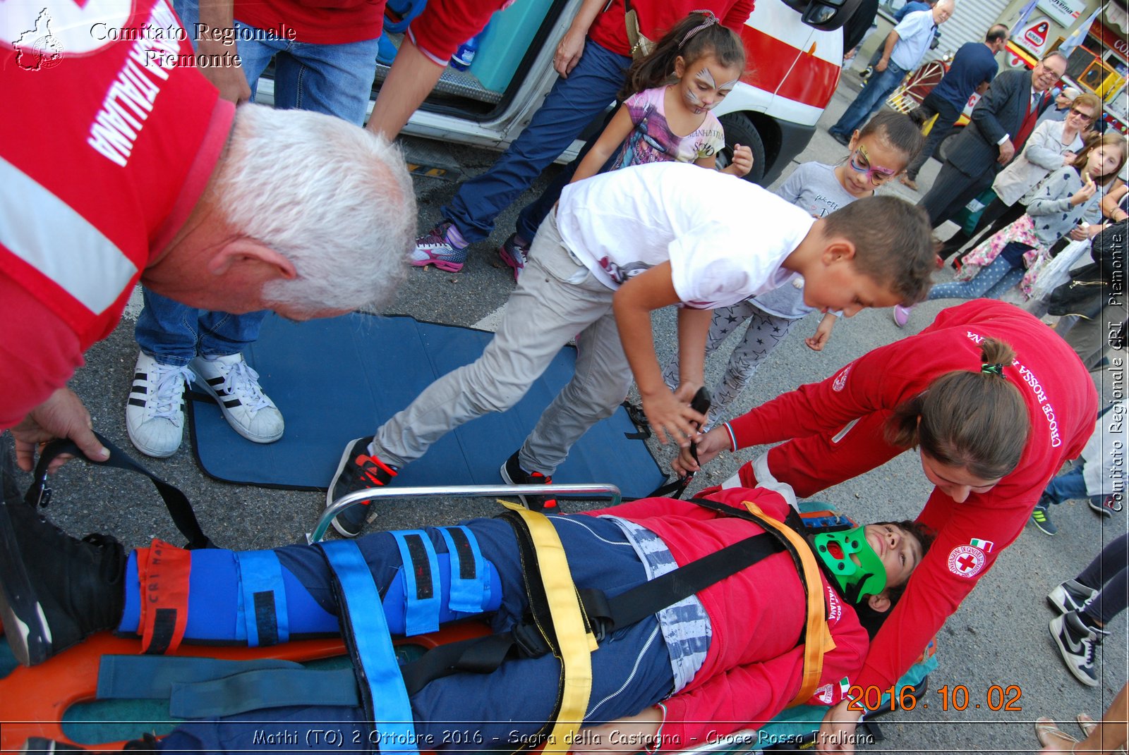 Mathi (TO) 2 Ottobre 2016 - Sagra della Castagna - Croce Rossa Italiana- Comitato Regionale del Piemonte