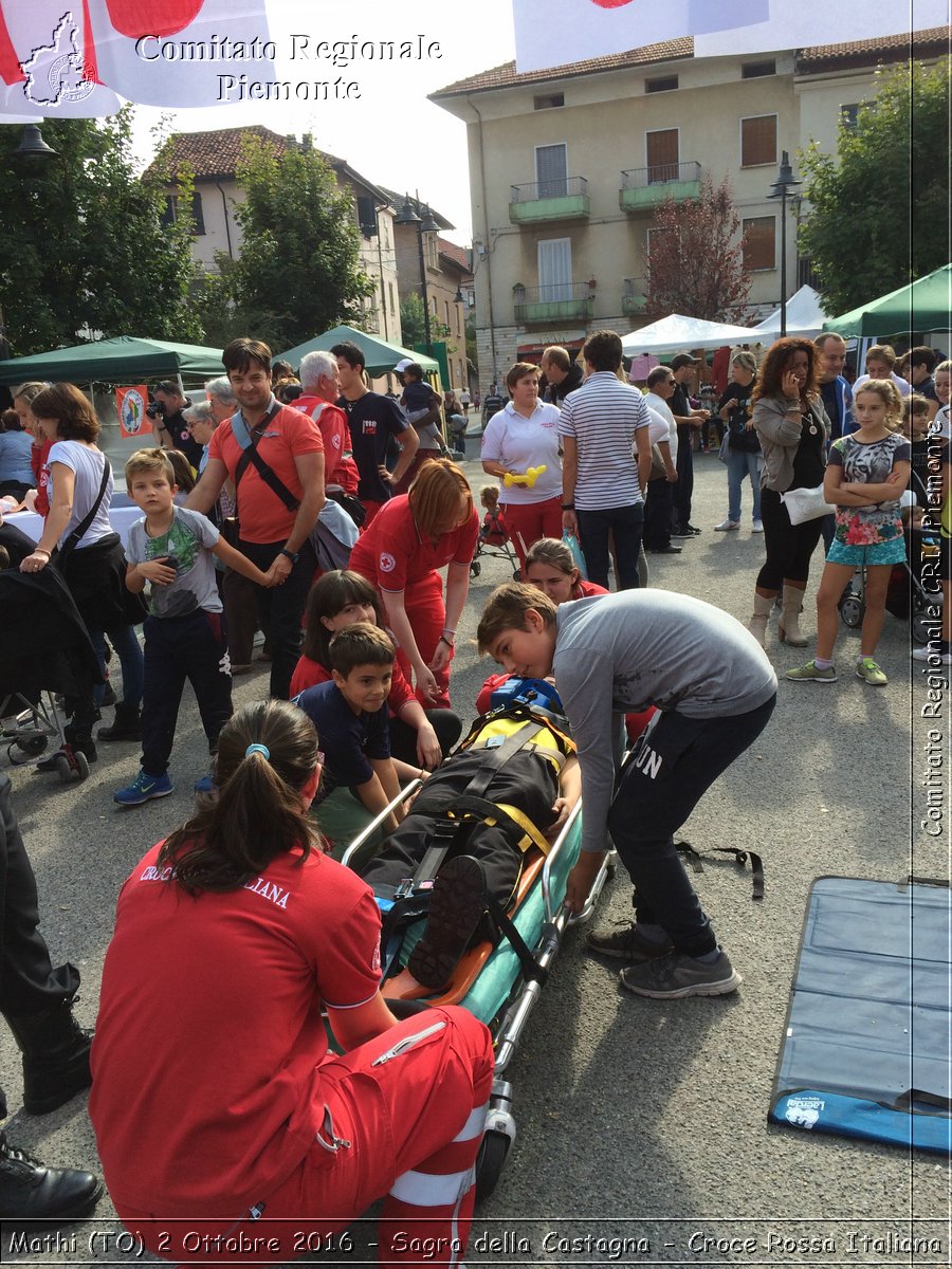 Mathi (TO) 2 Ottobre 2016 - Sagra della Castagna - Croce Rossa Italiana- Comitato Regionale del Piemonte