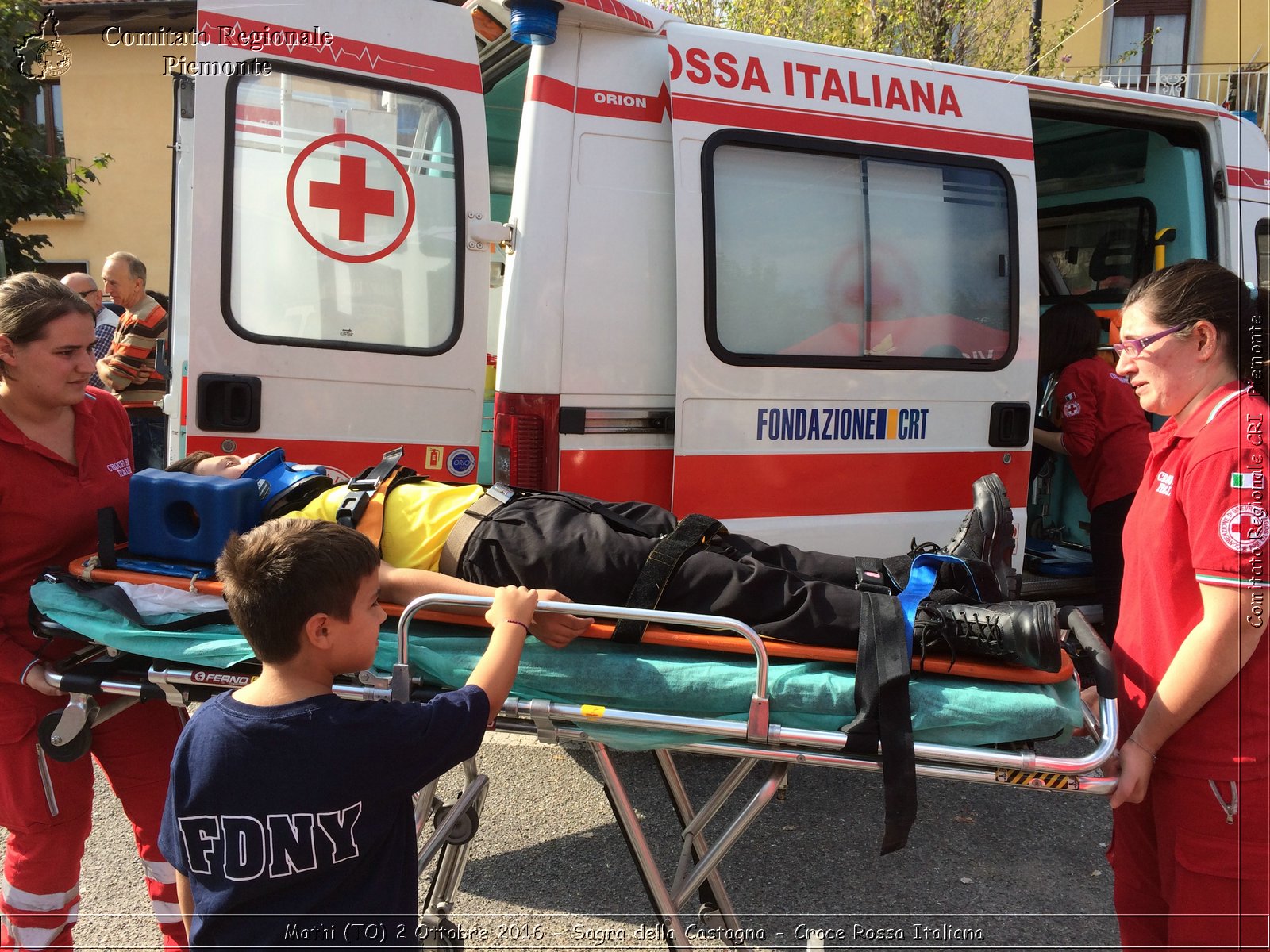 Mathi (TO) 2 Ottobre 2016 - Sagra della Castagna - Croce Rossa Italiana- Comitato Regionale del Piemonte