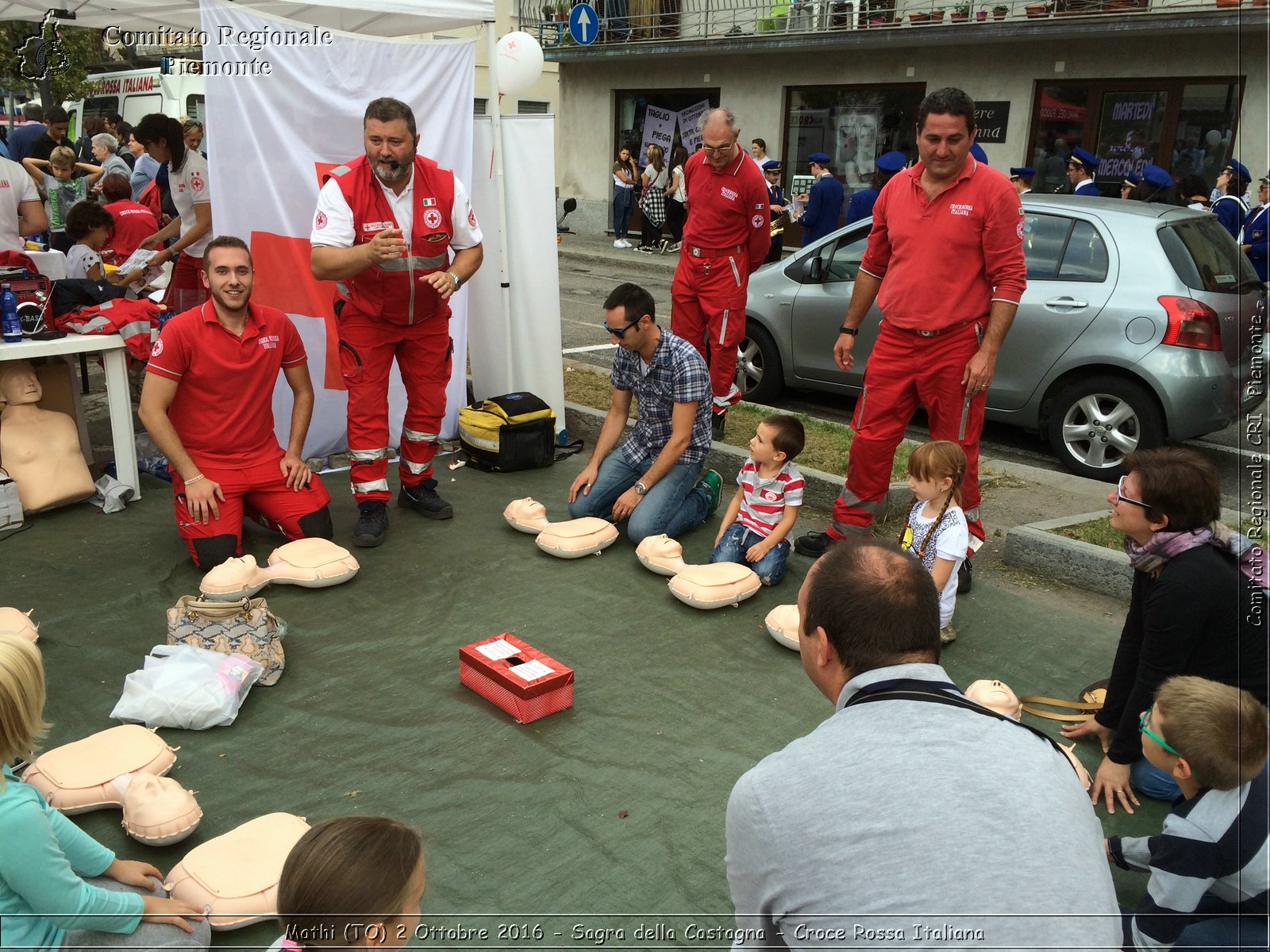Mathi (TO) 2 Ottobre 2016 - Sagra della Castagna - Croce Rossa Italiana- Comitato Regionale del Piemonte