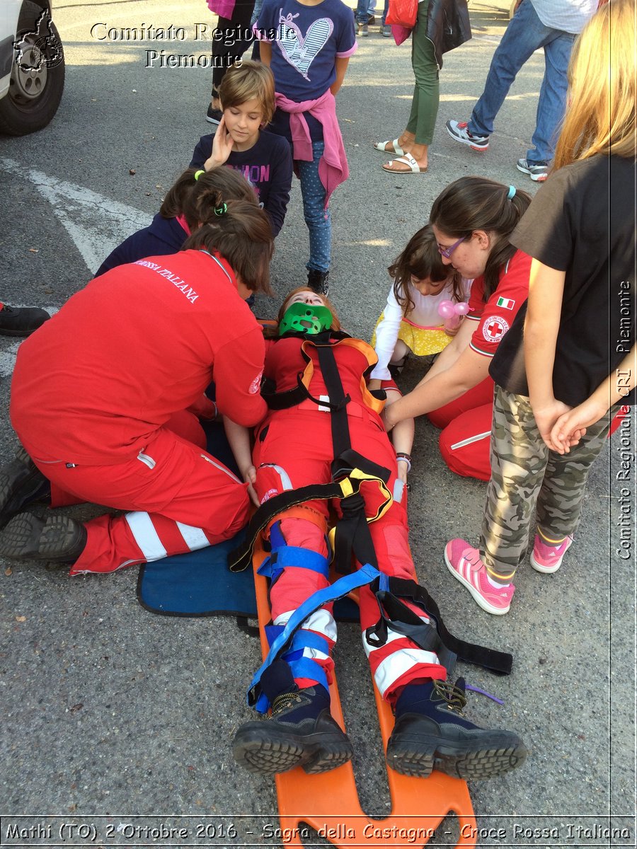 Mathi (TO) 2 Ottobre 2016 - Sagra della Castagna - Croce Rossa Italiana- Comitato Regionale del Piemonte