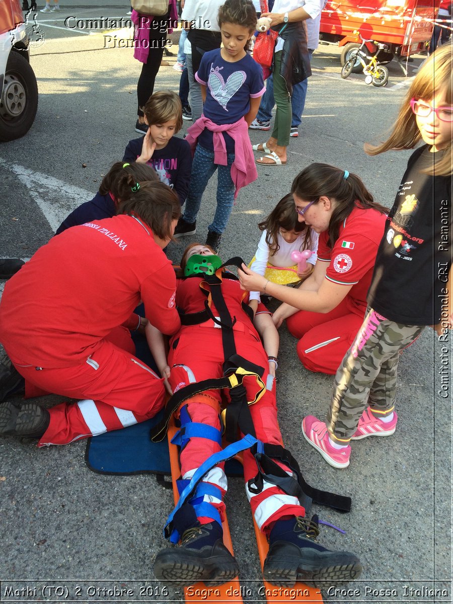 Mathi (TO) 2 Ottobre 2016 - Sagra della Castagna - Croce Rossa Italiana- Comitato Regionale del Piemonte