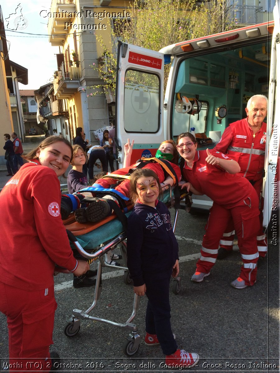 Mathi (TO) 2 Ottobre 2016 - Sagra della Castagna - Croce Rossa Italiana- Comitato Regionale del Piemonte