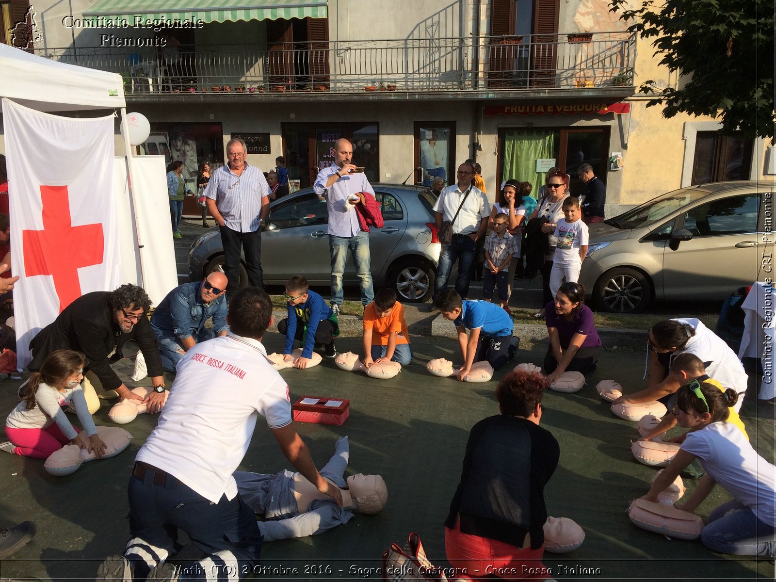 Mathi (TO) 2 Ottobre 2016 - Sagra della Castagna - Croce Rossa Italiana- Comitato Regionale del Piemonte