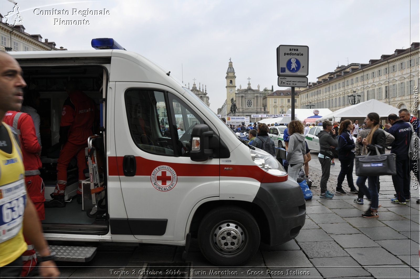 Torino 2 Ottobre 2016 - Turin Marathon - Croce Rossa Italiana- Comitato Regionale del Piemonte