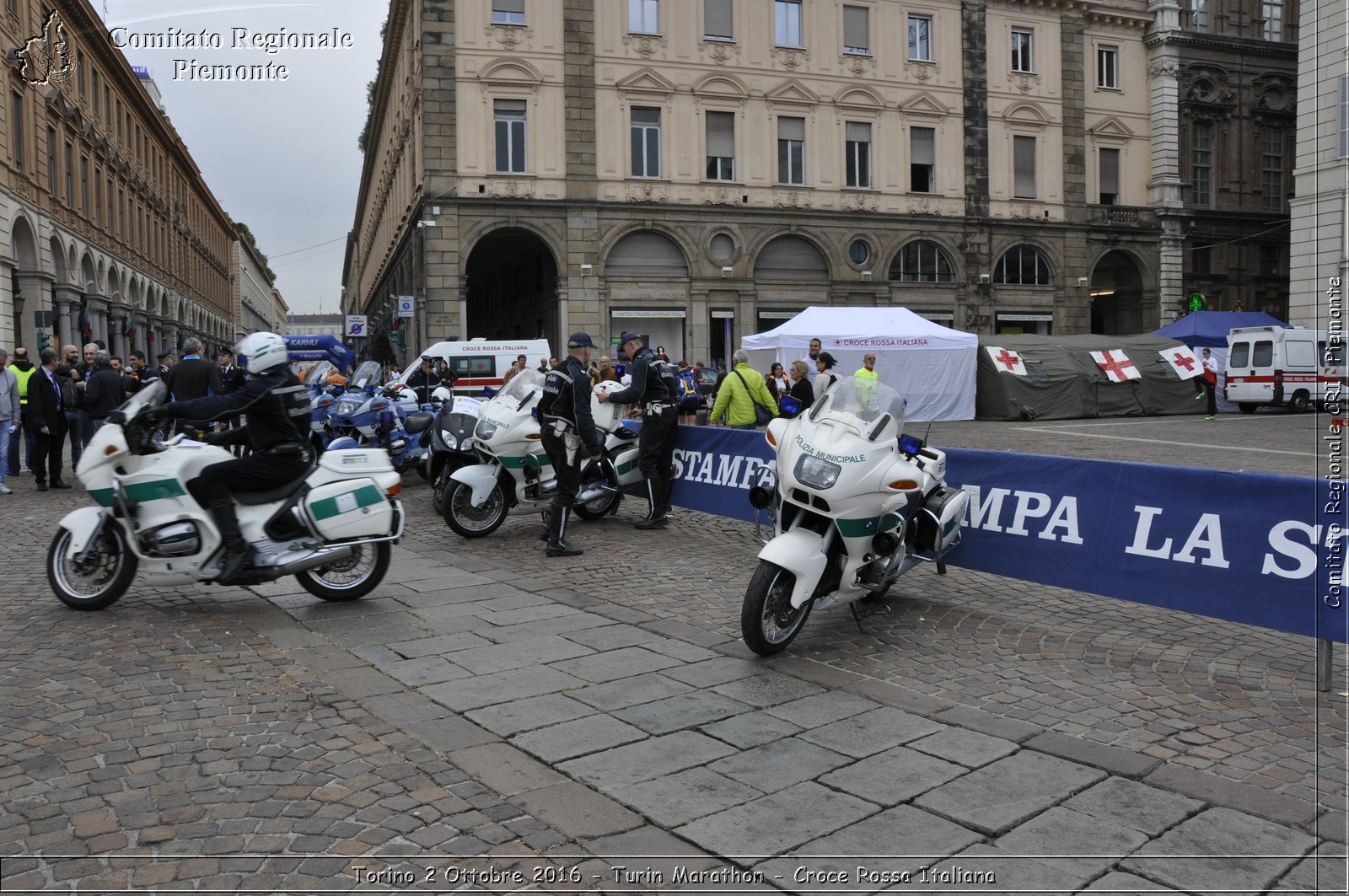 Torino 2 Ottobre 2016 - Turin Marathon - Croce Rossa Italiana- Comitato Regionale del Piemonte