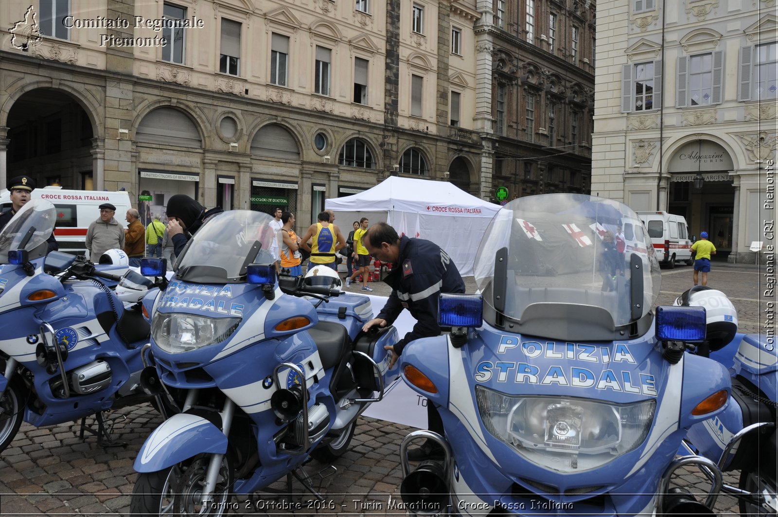 Torino 2 Ottobre 2016 - Turin Marathon - Croce Rossa Italiana- Comitato Regionale del Piemonte