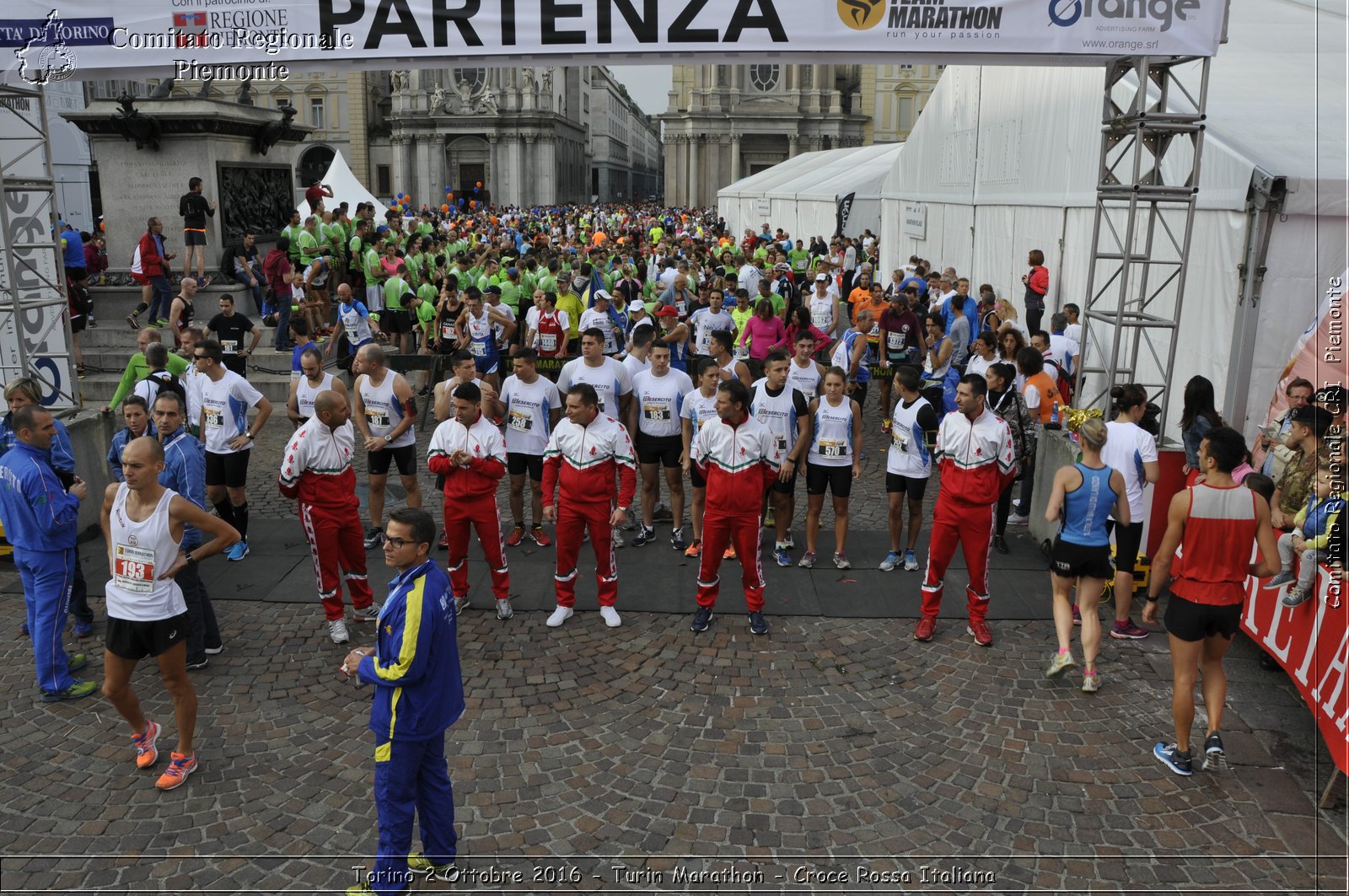 Torino 2 Ottobre 2016 - Turin Marathon - Croce Rossa Italiana- Comitato Regionale del Piemonte