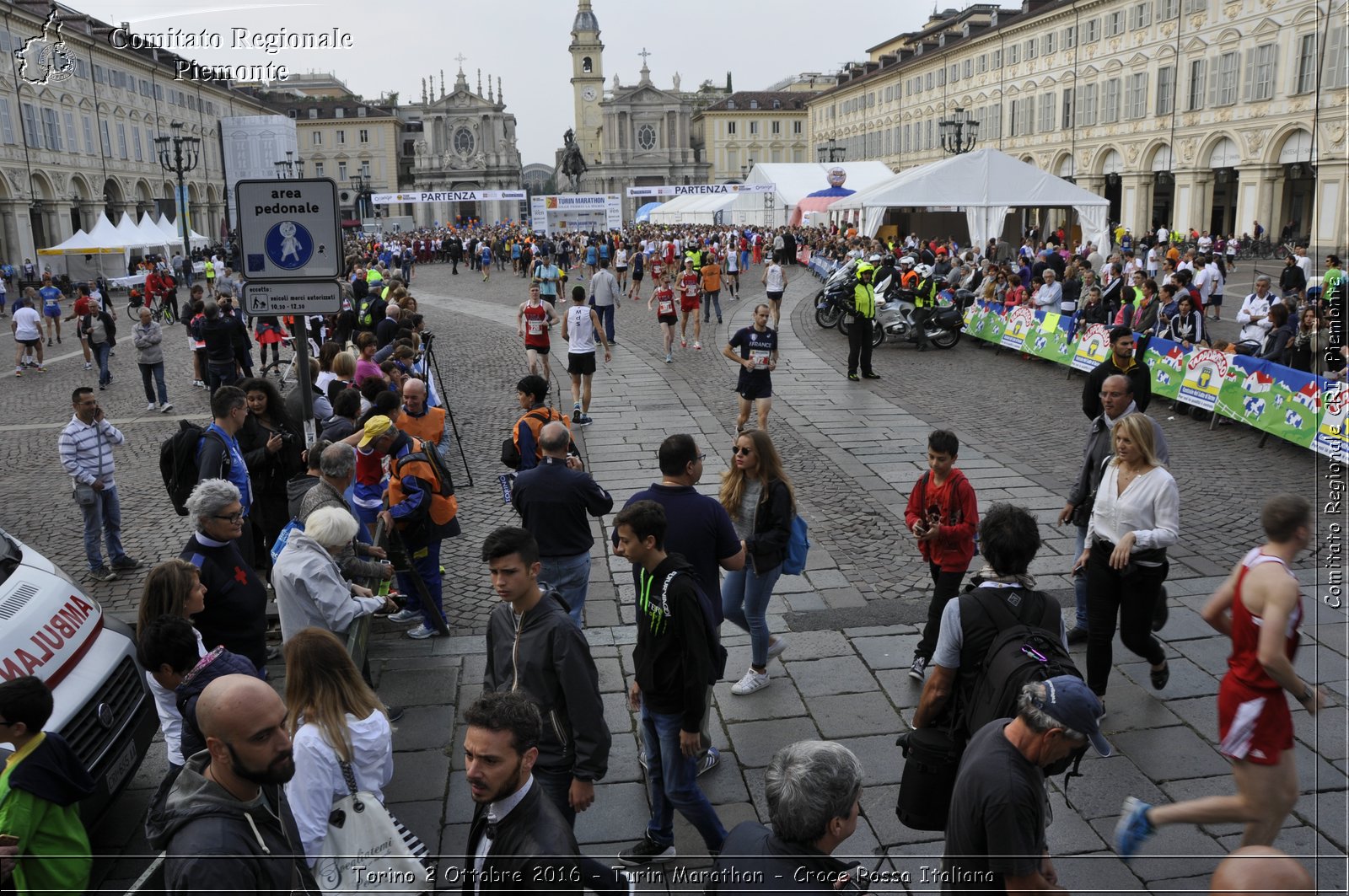 Torino 2 Ottobre 2016 - Turin Marathon - Croce Rossa Italiana- Comitato Regionale del Piemonte