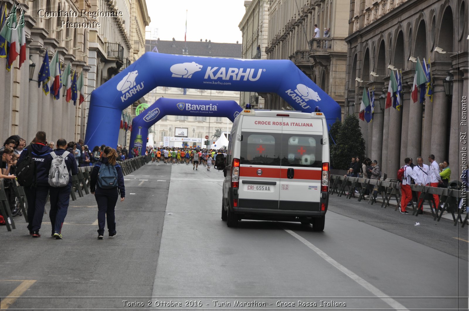 Torino 2 Ottobre 2016 - Turin Marathon - Croce Rossa Italiana- Comitato Regionale del Piemonte