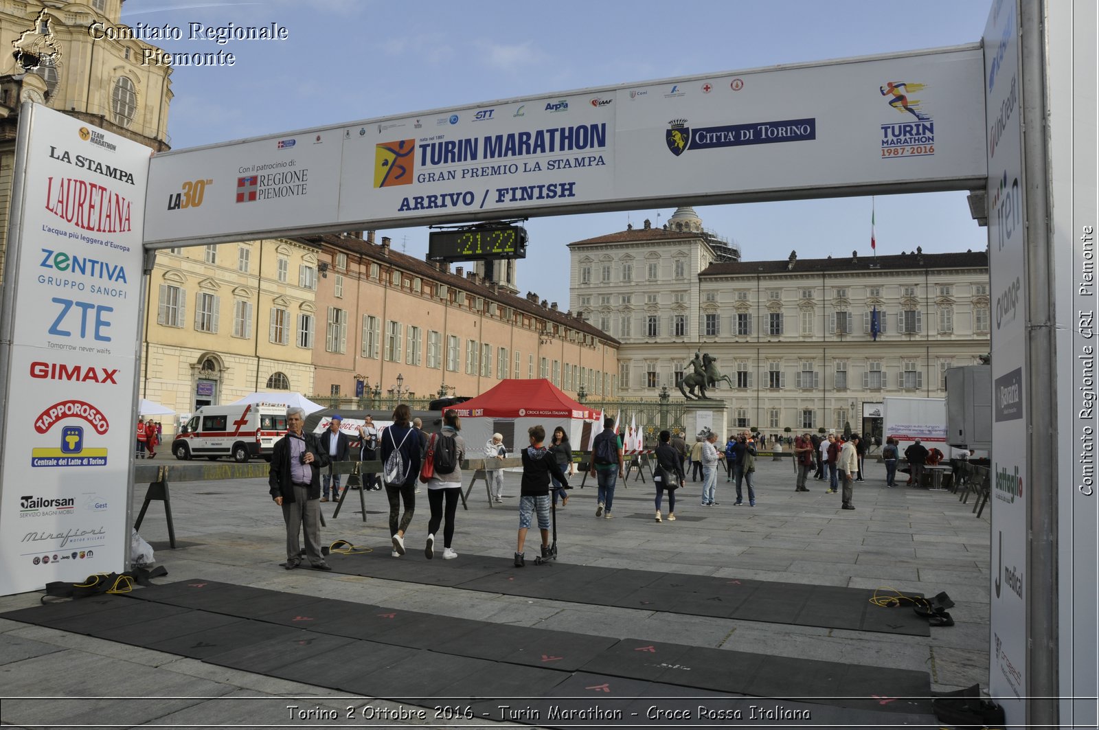 Torino 2 Ottobre 2016 - Turin Marathon - Croce Rossa Italiana- Comitato Regionale del Piemonte