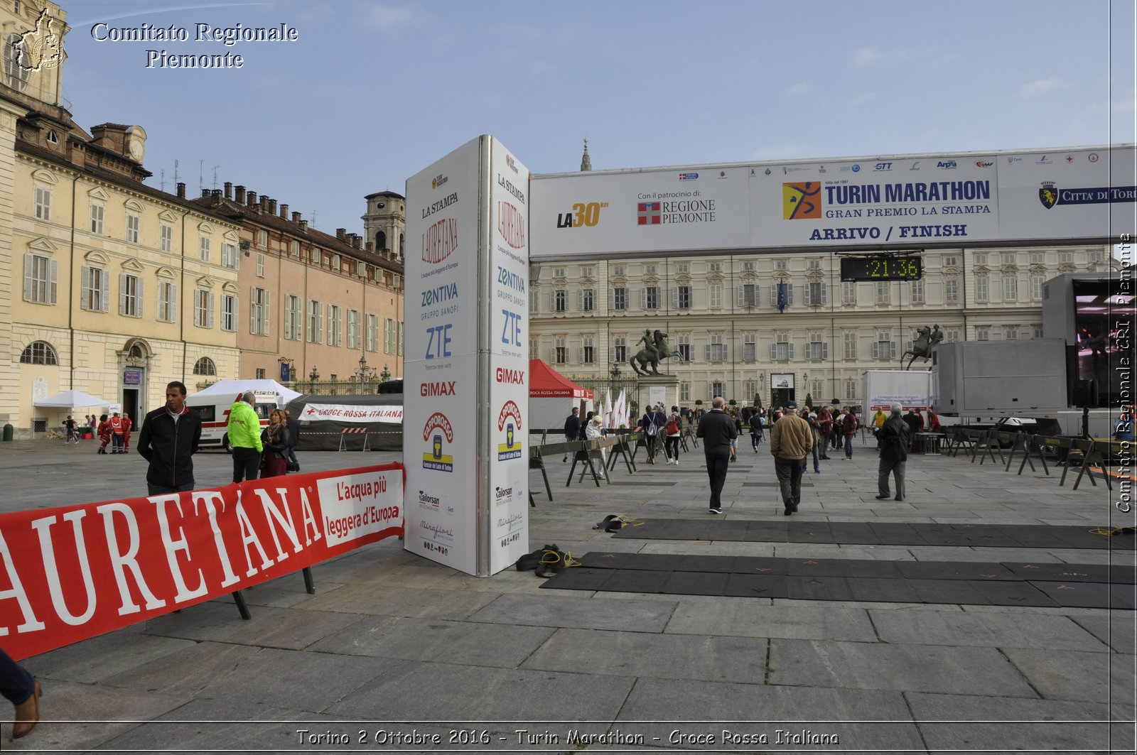 Torino 2 Ottobre 2016 - Turin Marathon - Croce Rossa Italiana- Comitato Regionale del Piemonte