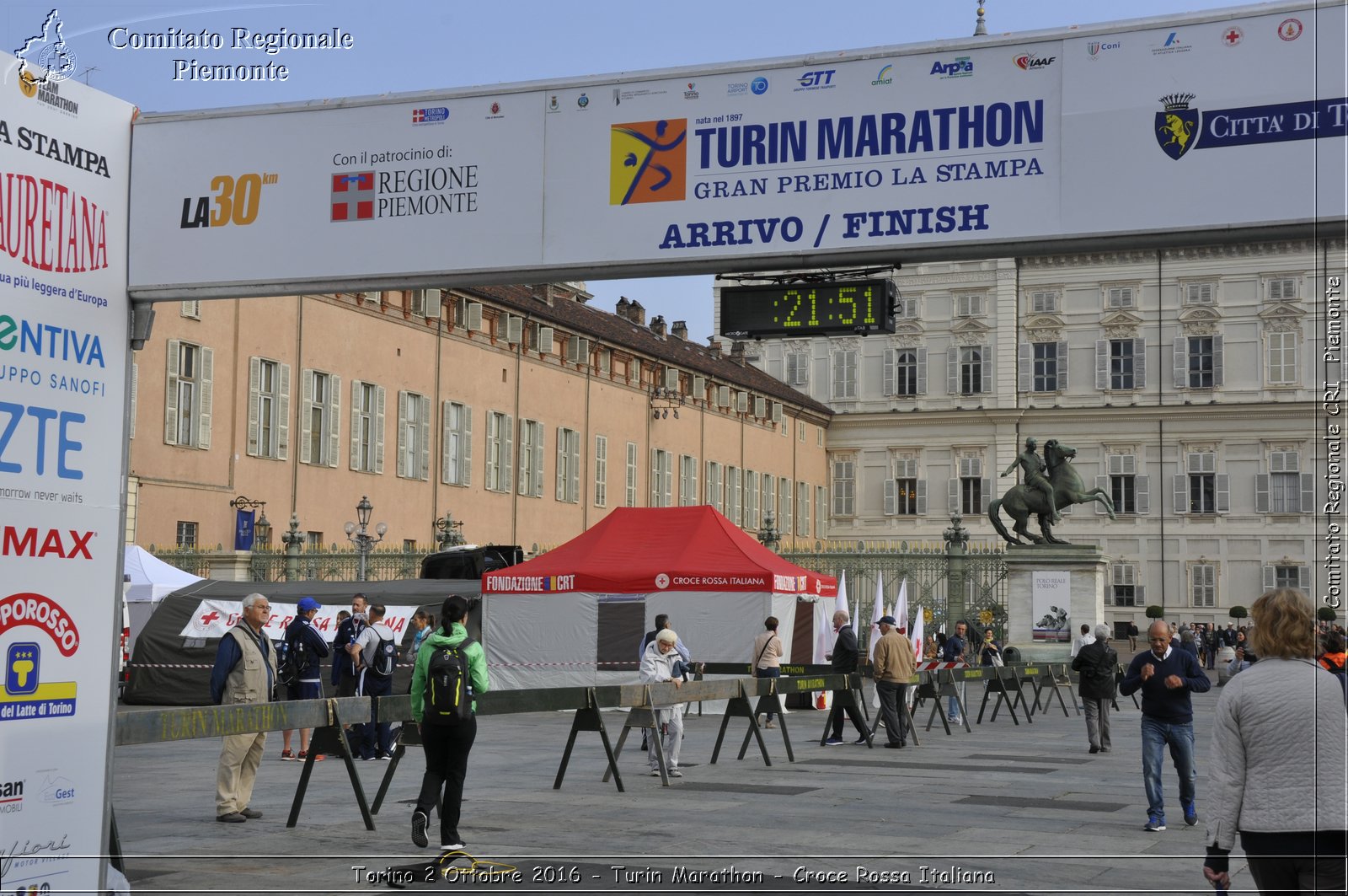 Torino 2 Ottobre 2016 - Turin Marathon - Croce Rossa Italiana- Comitato Regionale del Piemonte