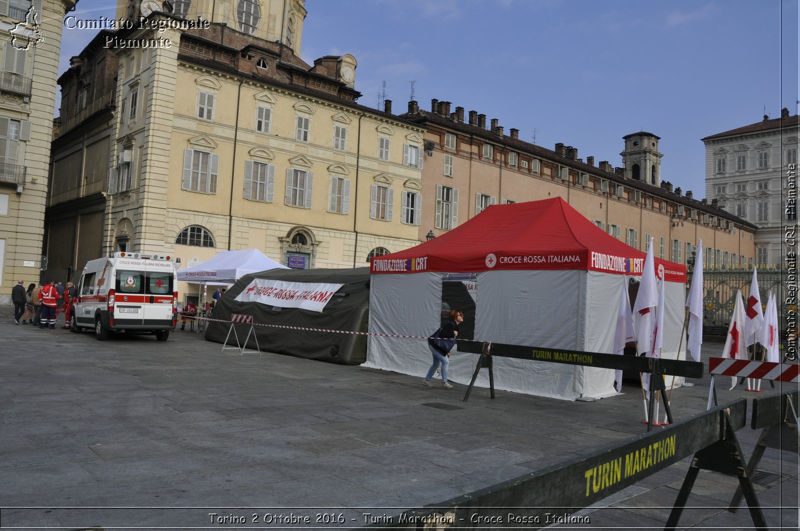 Torino 2 Ottobre 2016 - Turin Marathon - Croce Rossa Italiana- Comitato Regionale del Piemonte