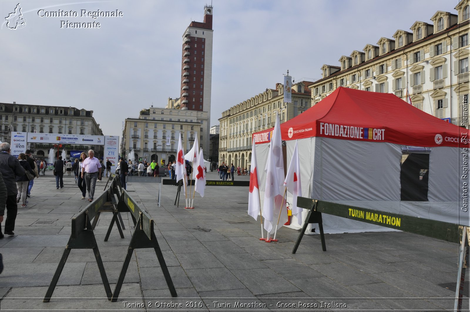 Torino 2 Ottobre 2016 - Turin Marathon - Croce Rossa Italiana- Comitato Regionale del Piemonte