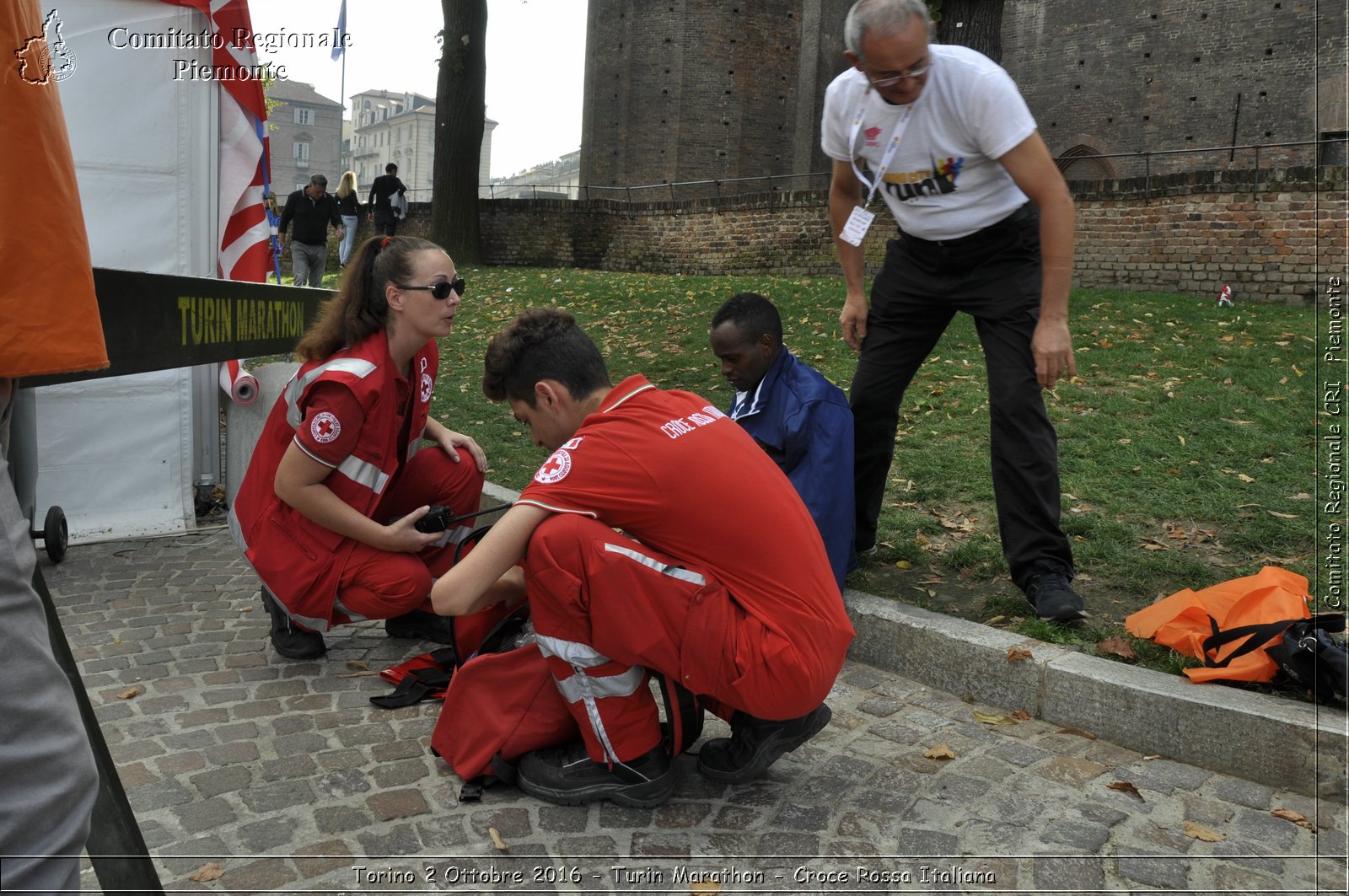 Torino 2 Ottobre 2016 - Turin Marathon - Croce Rossa Italiana- Comitato Regionale del Piemonte