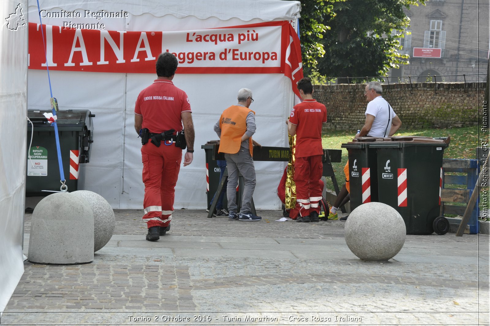 Torino 2 Ottobre 2016 - Turin Marathon - Croce Rossa Italiana- Comitato Regionale del Piemonte