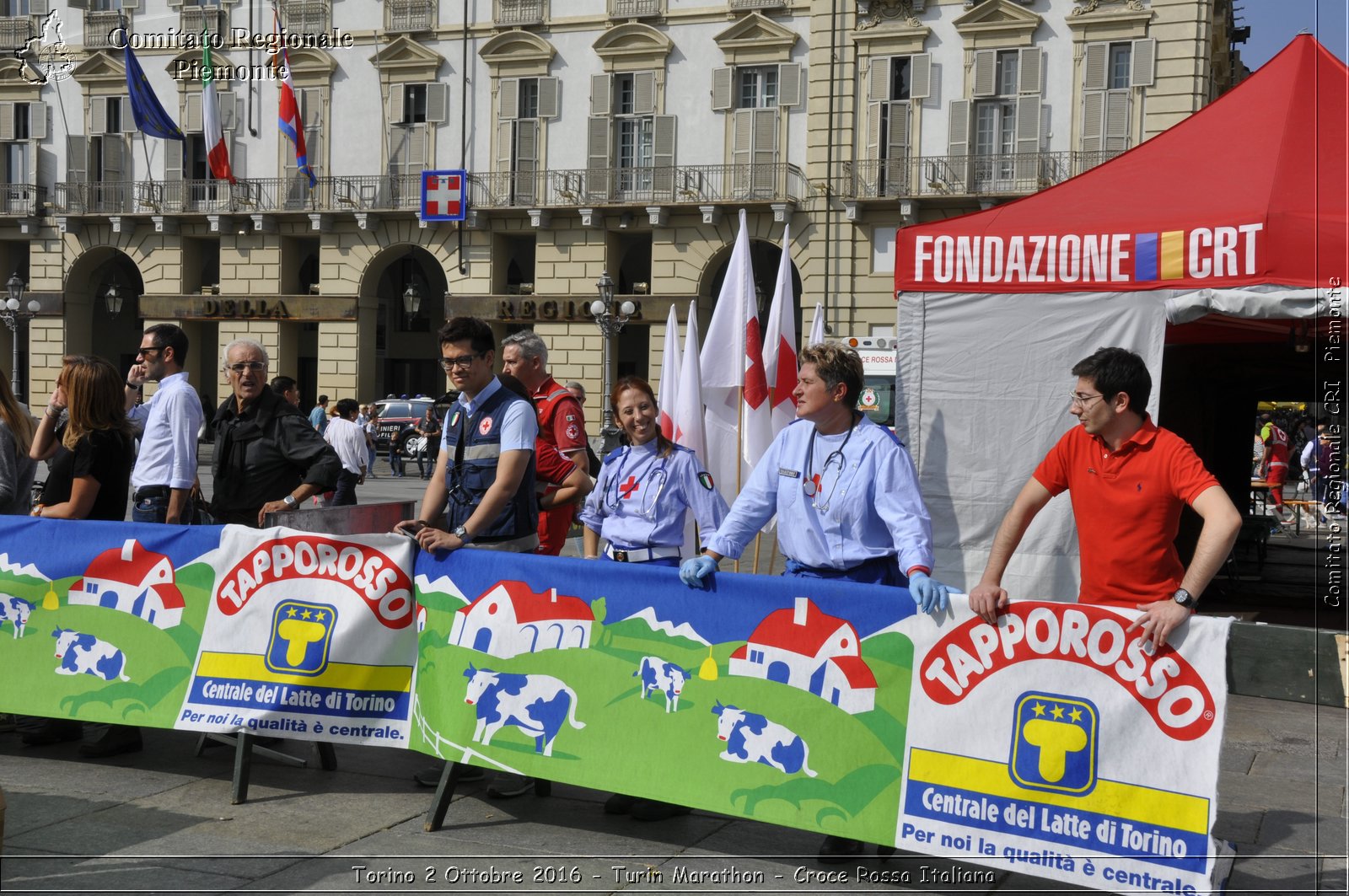 Torino 2 Ottobre 2016 - Turin Marathon - Croce Rossa Italiana- Comitato Regionale del Piemonte