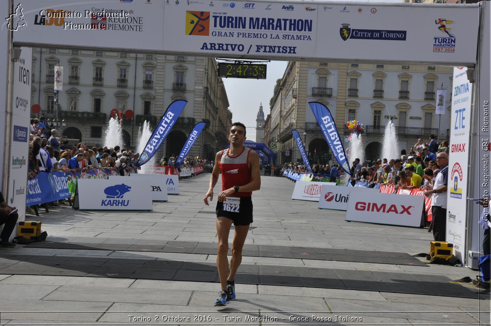 Torino 2 Ottobre 2016 - Turin Marathon - Croce Rossa Italiana- Comitato Regionale del Piemonte