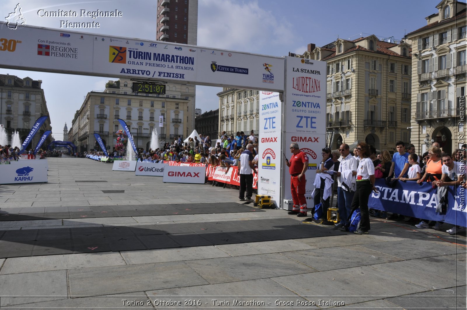 Torino 2 Ottobre 2016 - Turin Marathon - Croce Rossa Italiana- Comitato Regionale del Piemonte