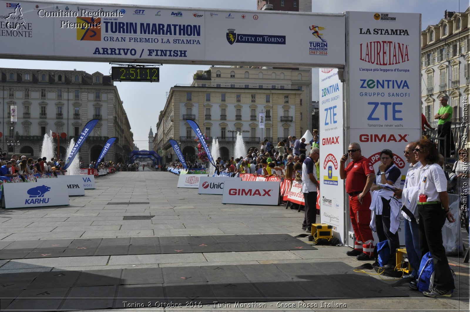 Torino 2 Ottobre 2016 - Turin Marathon - Croce Rossa Italiana- Comitato Regionale del Piemonte