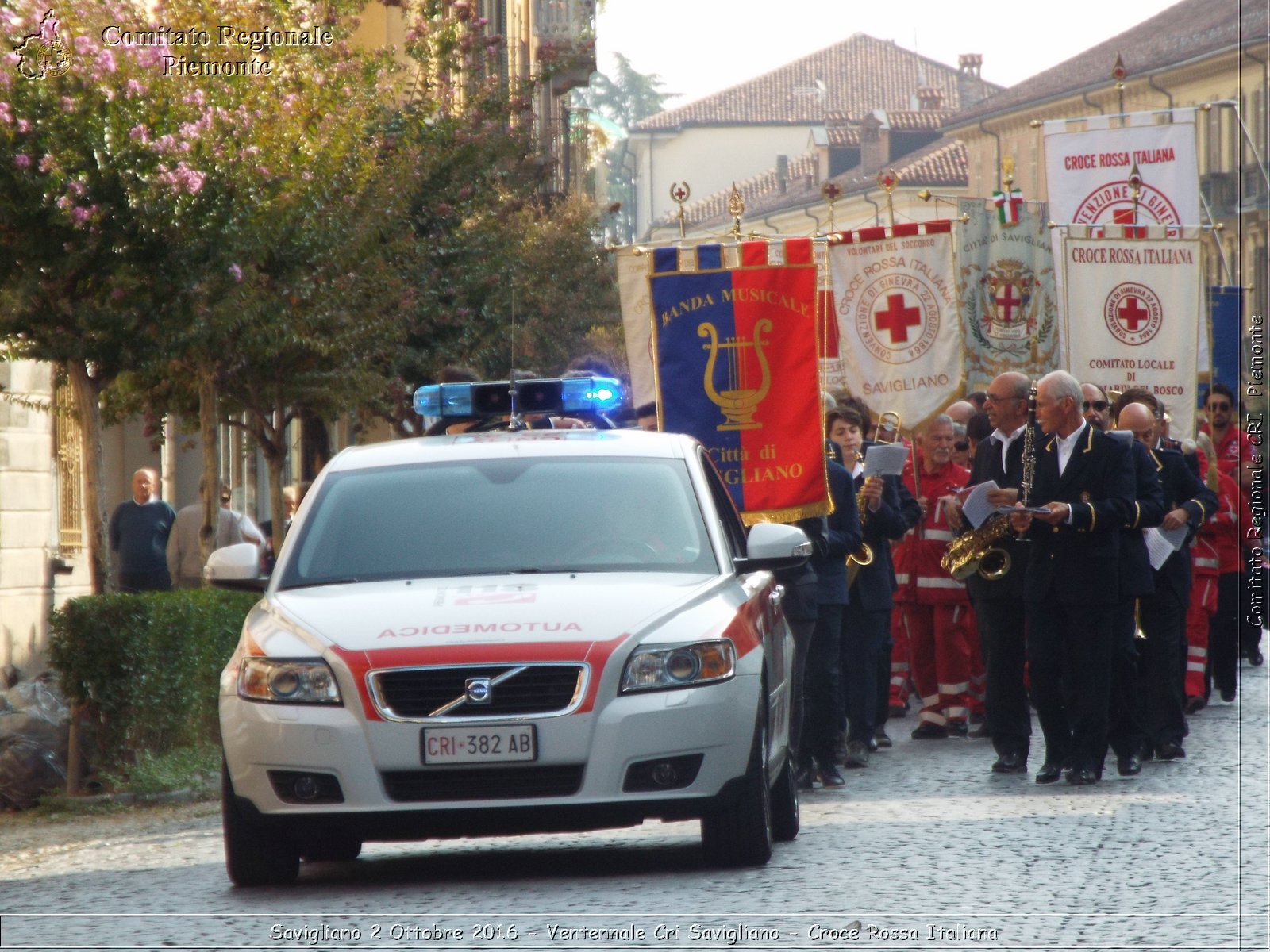 Savigliano 2 Ottobre 2016 - Ventennale Cri Savigliano - Croce Rossa Italiana- Comitato Regionale del Piemonte