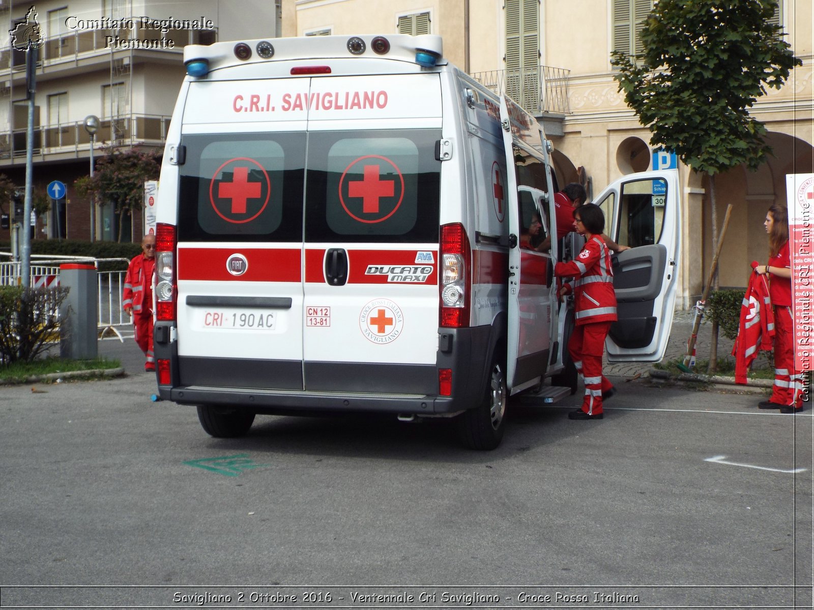 Savigliano 2 Ottobre 2016 - Ventennale Cri Savigliano - Croce Rossa Italiana- Comitato Regionale del Piemonte