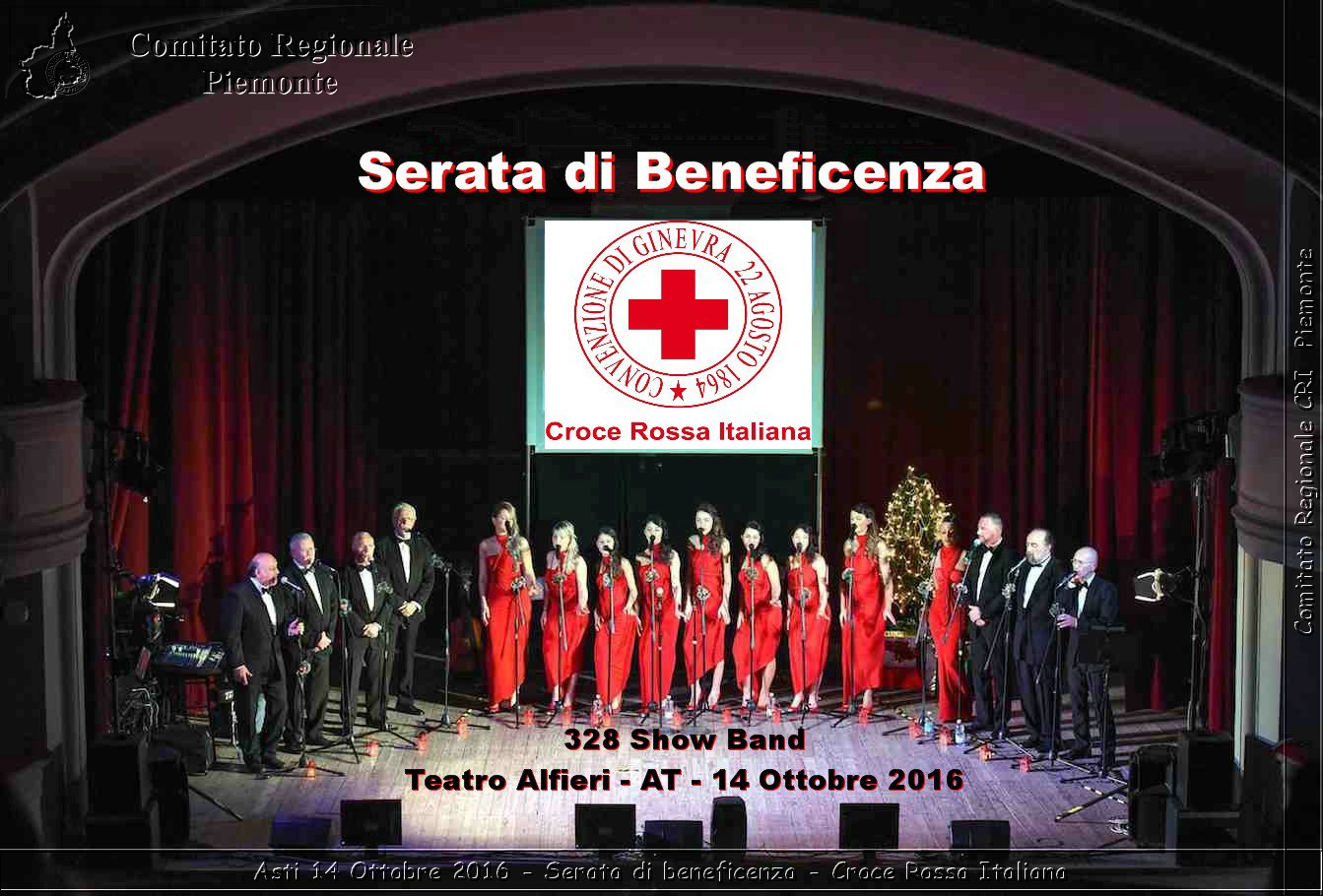 Asti 14 Ottobre 2016 - Serata di beneficenza - Croce Rossa Italiana- Comitato Regionale del Piemonte