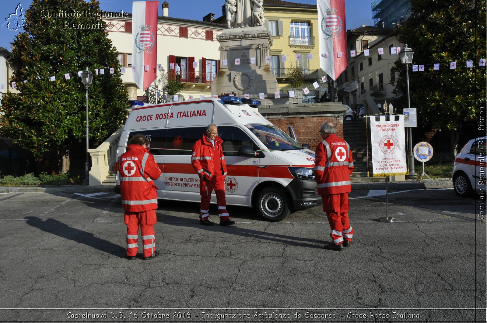 Castelnuovo D.B. 16 Ottobre 2016 - Inaugurazione Ambulanza da Soccorso - Croce Rossa Italiana- Comitato Regionale del Piemonte