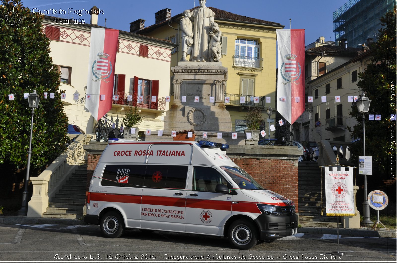 Castelnuovo D.B. 16 Ottobre 2016 - Inaugurazione Ambulanza da Soccorso - Croce Rossa Italiana- Comitato Regionale del Piemonte