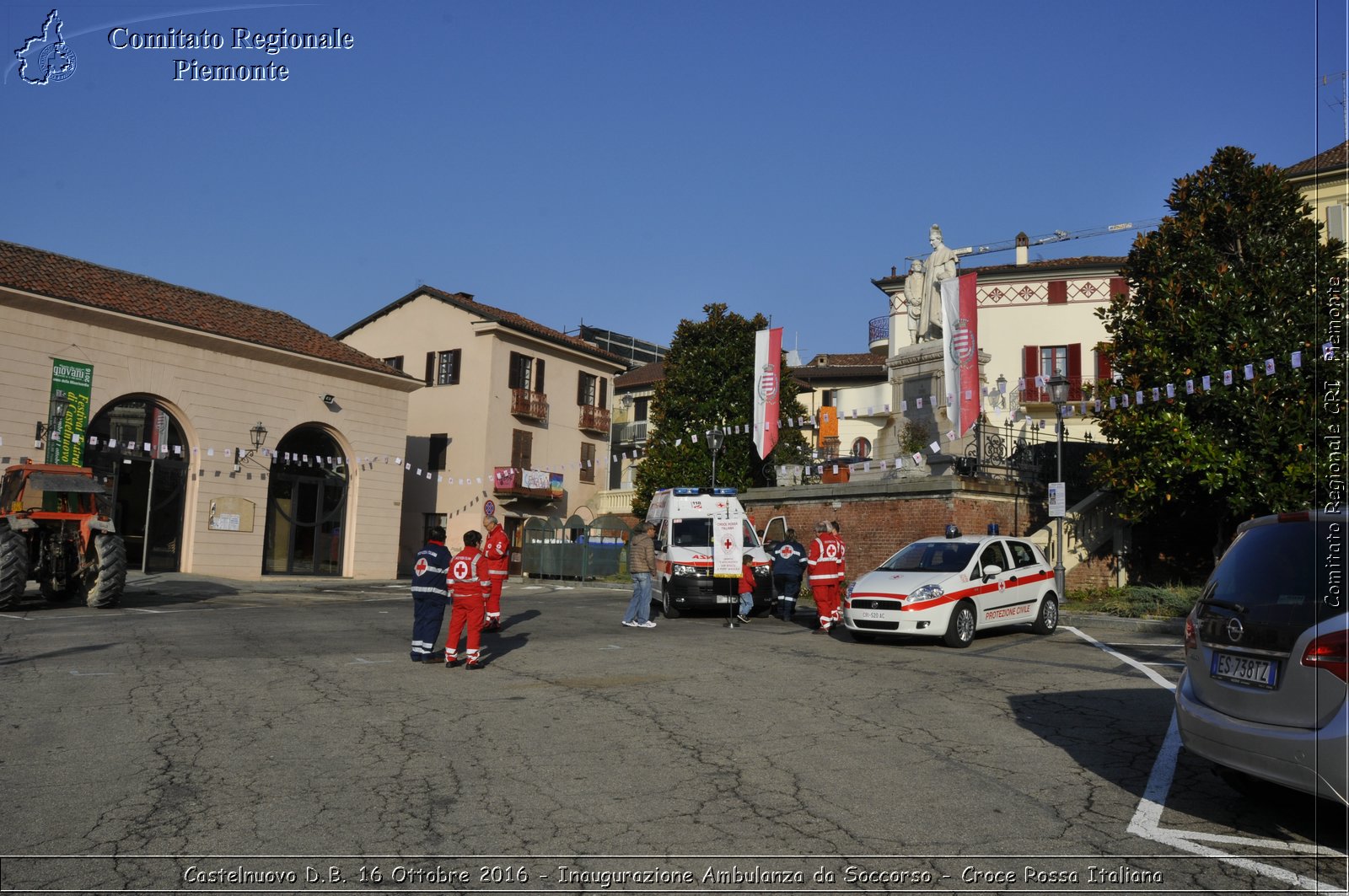 Castelnuovo D.B. 16 Ottobre 2016 - Inaugurazione Ambulanza da Soccorso - Croce Rossa Italiana- Comitato Regionale del Piemonte