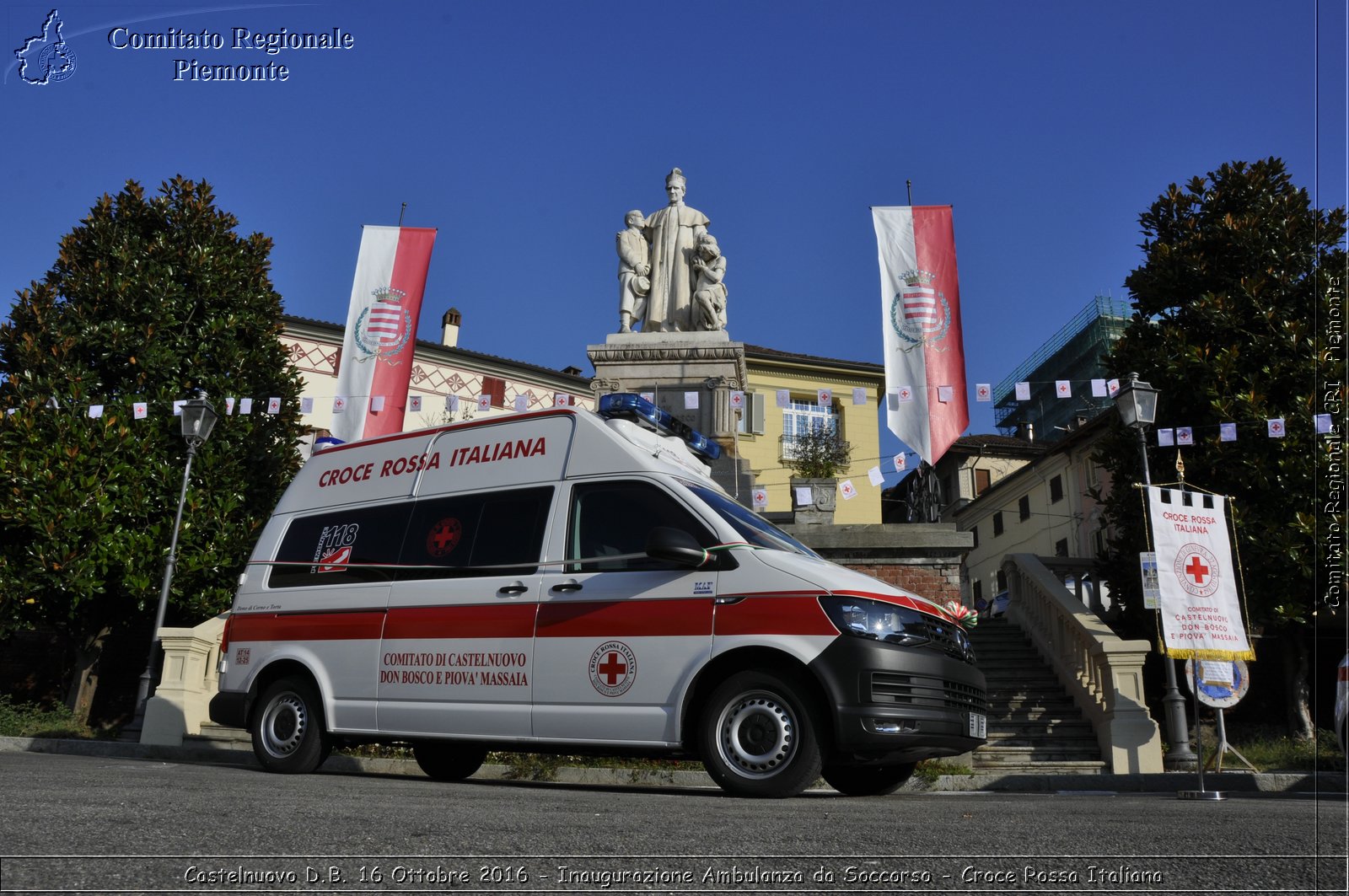 Castelnuovo D.B. 16 Ottobre 2016 - Inaugurazione Ambulanza da Soccorso - Croce Rossa Italiana- Comitato Regionale del Piemonte