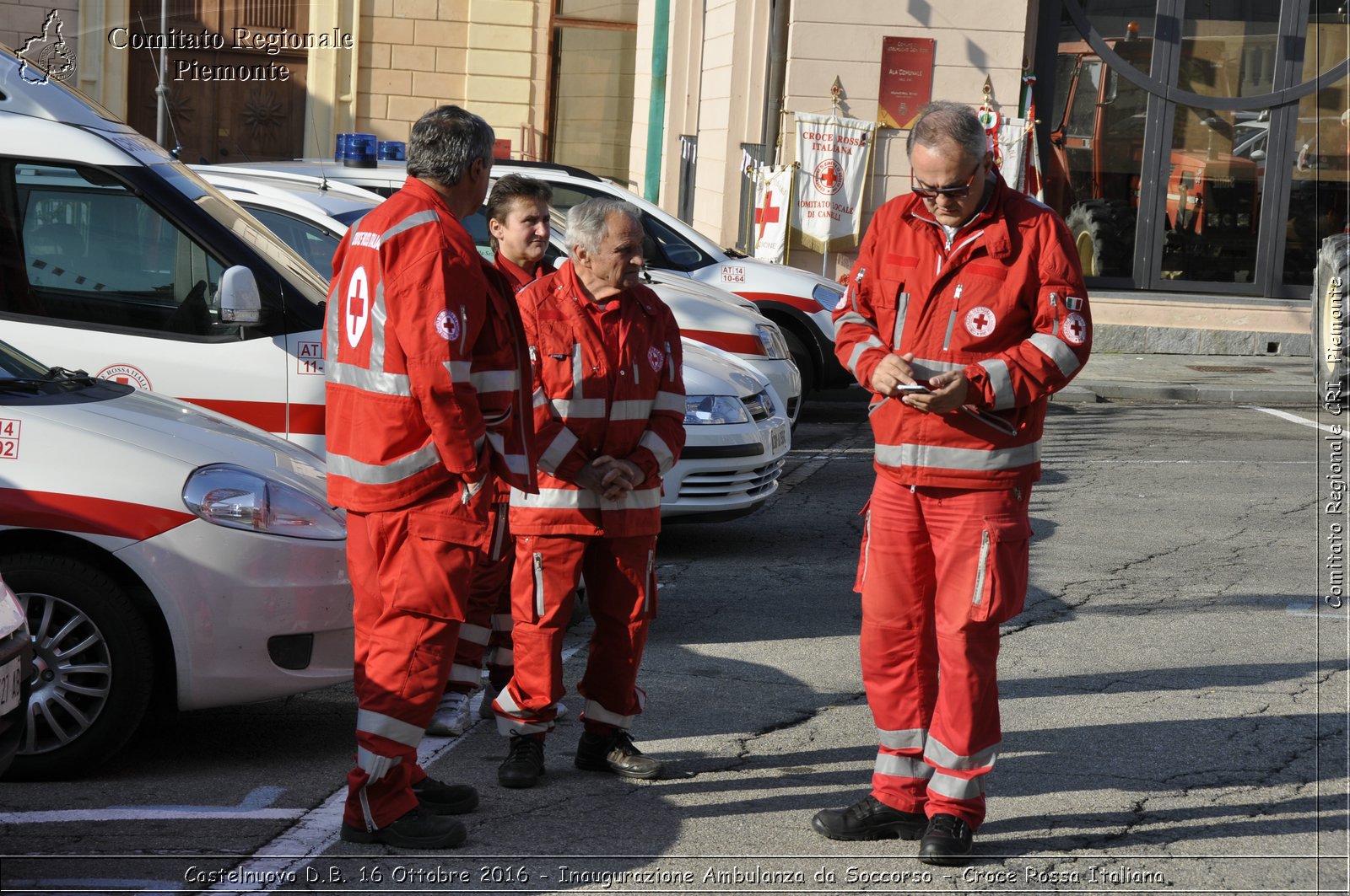 Castelnuovo D.B. 16 Ottobre 2016 - Inaugurazione Ambulanza da Soccorso - Croce Rossa Italiana- Comitato Regionale del Piemonte