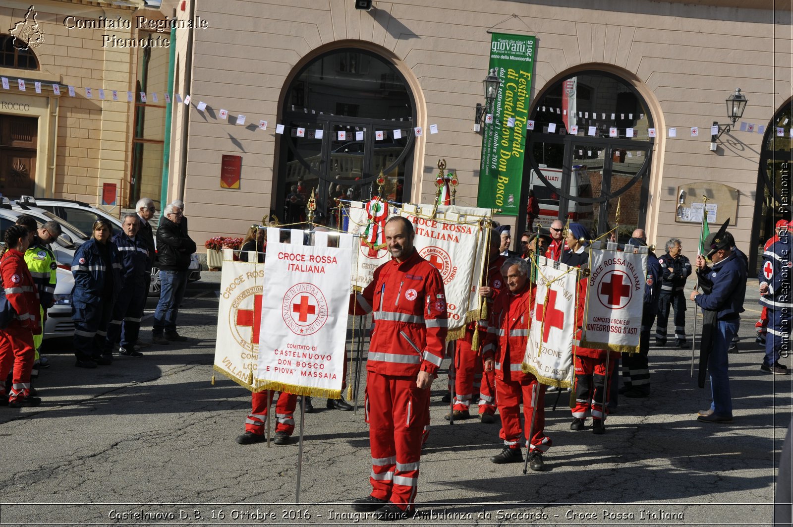 Castelnuovo D.B. 16 Ottobre 2016 - Inaugurazione Ambulanza da Soccorso - Croce Rossa Italiana- Comitato Regionale del Piemonte