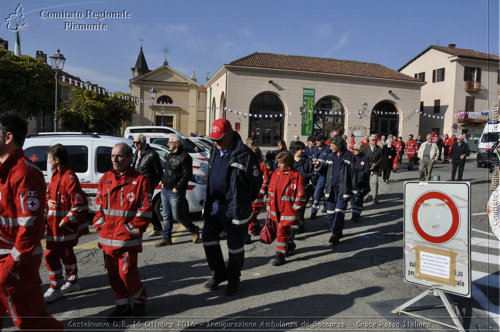 Castelnuovo D.B. 16 Ottobre 2016 - Inaugurazione Ambulanza da Soccorso - Croce Rossa Italiana- Comitato Regionale del Piemonte