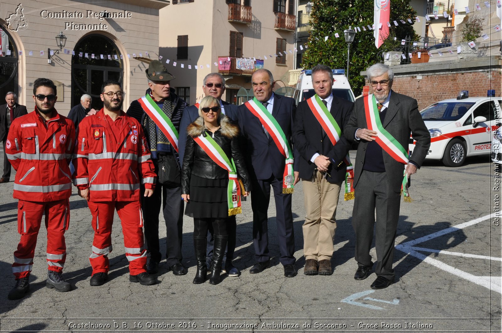 Castelnuovo D.B. 16 Ottobre 2016 - Inaugurazione Ambulanza da Soccorso - Croce Rossa Italiana- Comitato Regionale del Piemonte