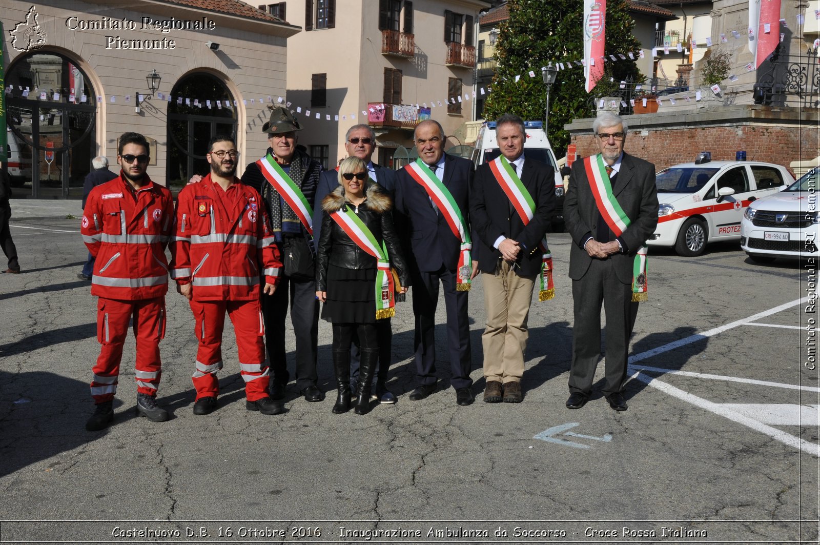 Castelnuovo D.B. 16 Ottobre 2016 - Inaugurazione Ambulanza da Soccorso - Croce Rossa Italiana- Comitato Regionale del Piemonte