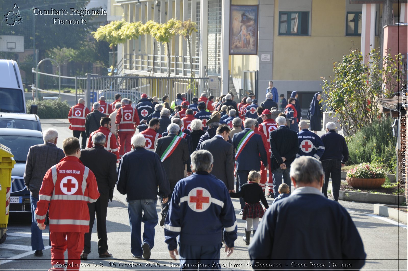 Castelnuovo D.B. 16 Ottobre 2016 - Inaugurazione Ambulanza da Soccorso - Croce Rossa Italiana- Comitato Regionale del Piemonte