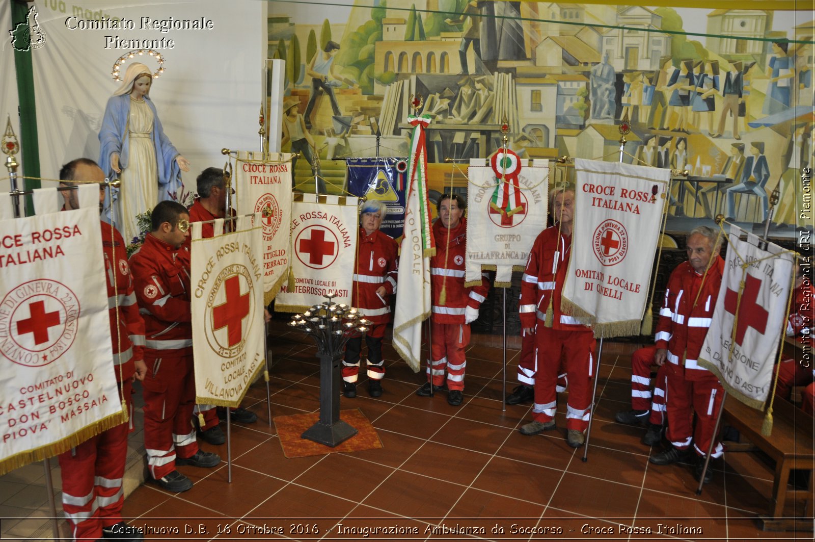 Castelnuovo D.B. 16 Ottobre 2016 - Inaugurazione Ambulanza da Soccorso - Croce Rossa Italiana- Comitato Regionale del Piemonte